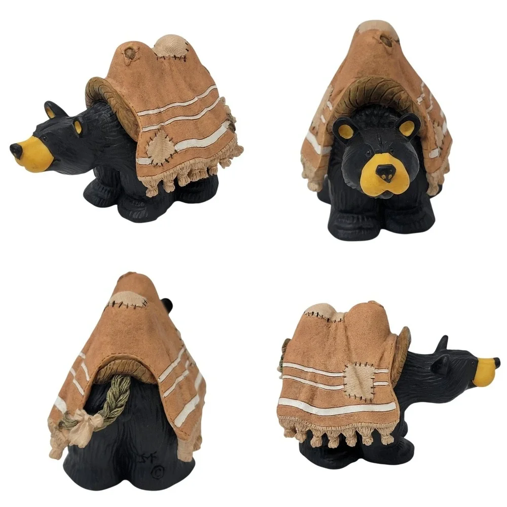 Bearfoots Beartivity II Nativity 5 Piece Set 50439 Jeff Fleming Big Sky Carvers